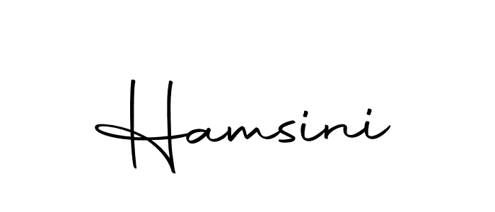 You should practise on your own different ways (Autography-DOLnW) to write your name (Hamsini) in signature. don't let someone else do it for you. Hamsini signature style 10 images and pictures png