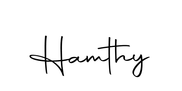 Make a beautiful signature design for name Hamthy. With this signature (Autography-DOLnW) style, you can create a handwritten signature for free. Hamthy signature style 10 images and pictures png