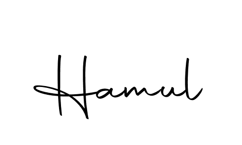 Similarly Autography-DOLnW is the best handwritten signature design. Signature creator online .You can use it as an online autograph creator for name Hamul. Hamul signature style 10 images and pictures png