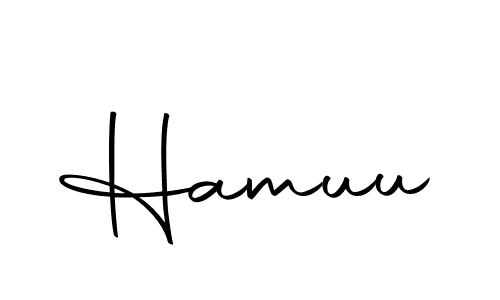 Design your own signature with our free online signature maker. With this signature software, you can create a handwritten (Autography-DOLnW) signature for name Hamuu. Hamuu signature style 10 images and pictures png
