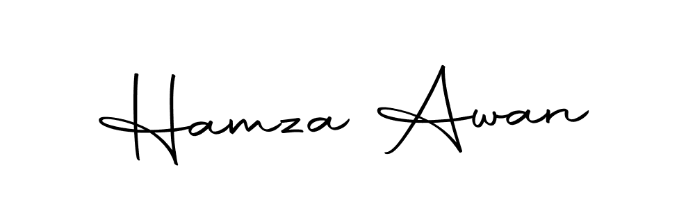 Autography-DOLnW is a professional signature style that is perfect for those who want to add a touch of class to their signature. It is also a great choice for those who want to make their signature more unique. Get Hamza Awan name to fancy signature for free. Hamza Awan signature style 10 images and pictures png