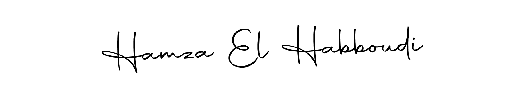 How to make Hamza El Habboudi signature? Autography-DOLnW is a professional autograph style. Create handwritten signature for Hamza El Habboudi name. Hamza El Habboudi signature style 10 images and pictures png