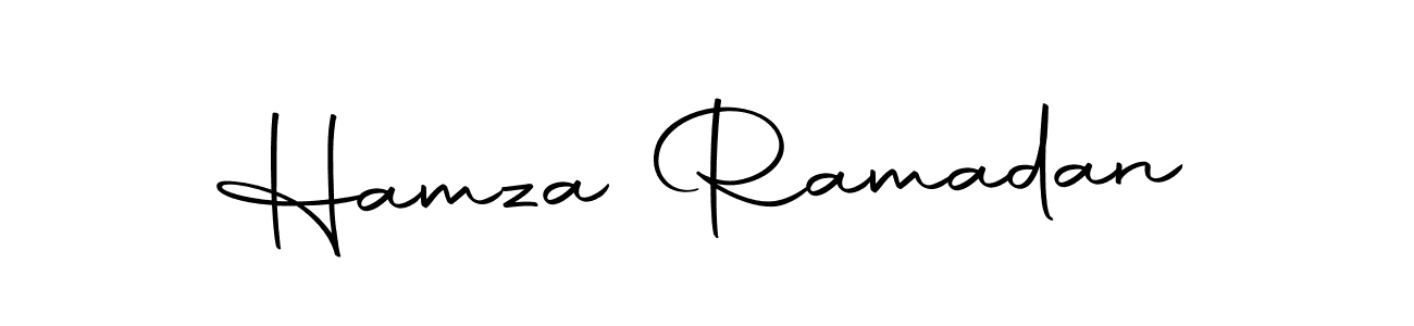 Similarly Autography-DOLnW is the best handwritten signature design. Signature creator online .You can use it as an online autograph creator for name Hamza Ramadan. Hamza Ramadan signature style 10 images and pictures png