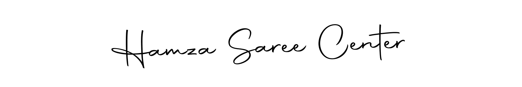 How to make Hamza Saree Center name signature. Use Autography-DOLnW style for creating short signs online. This is the latest handwritten sign. Hamza Saree Center signature style 10 images and pictures png