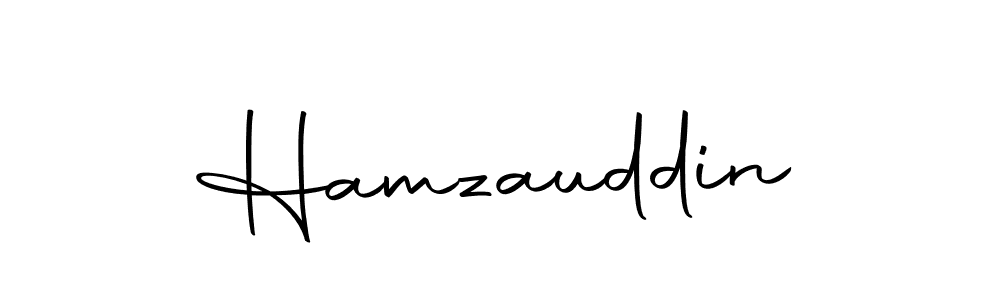 How to make Hamzauddin signature? Autography-DOLnW is a professional autograph style. Create handwritten signature for Hamzauddin name. Hamzauddin signature style 10 images and pictures png