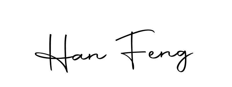 Design your own signature with our free online signature maker. With this signature software, you can create a handwritten (Autography-DOLnW) signature for name Han Feng. Han Feng signature style 10 images and pictures png