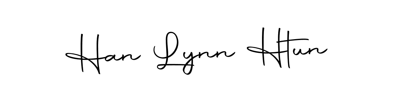 Create a beautiful signature design for name Han Lynn Htun. With this signature (Autography-DOLnW) fonts, you can make a handwritten signature for free. Han Lynn Htun signature style 10 images and pictures png