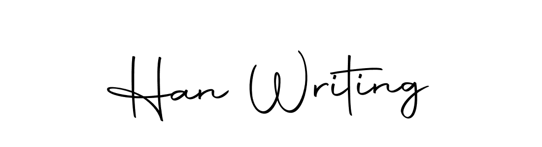 You should practise on your own different ways (Autography-DOLnW) to write your name (Han Writing) in signature. don't let someone else do it for you. Han Writing signature style 10 images and pictures png