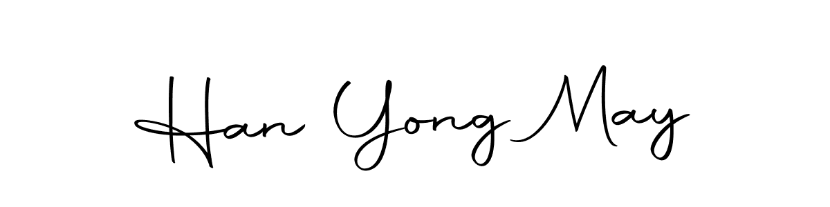 How to make Han Yong May signature? Autography-DOLnW is a professional autograph style. Create handwritten signature for Han Yong May name. Han Yong May signature style 10 images and pictures png