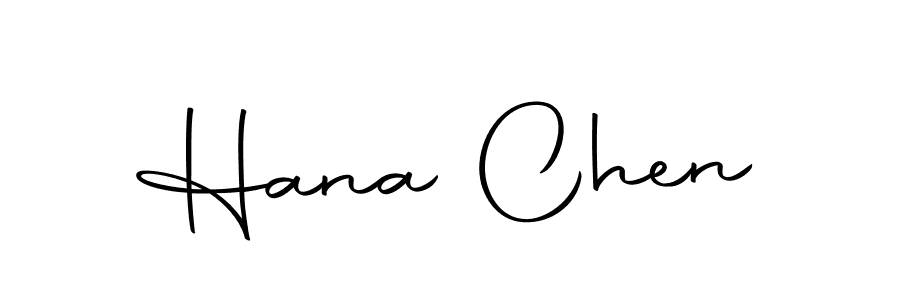 Similarly Autography-DOLnW is the best handwritten signature design. Signature creator online .You can use it as an online autograph creator for name Hana Chen. Hana Chen signature style 10 images and pictures png