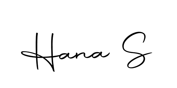 It looks lik you need a new signature style for name Hana S. Design unique handwritten (Autography-DOLnW) signature with our free signature maker in just a few clicks. Hana S signature style 10 images and pictures png