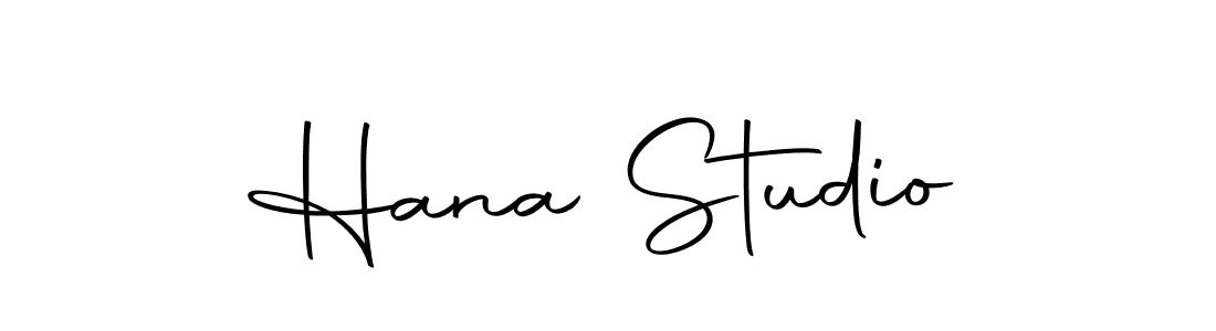 Create a beautiful signature design for name Hana Studio. With this signature (Autography-DOLnW) fonts, you can make a handwritten signature for free. Hana Studio signature style 10 images and pictures png
