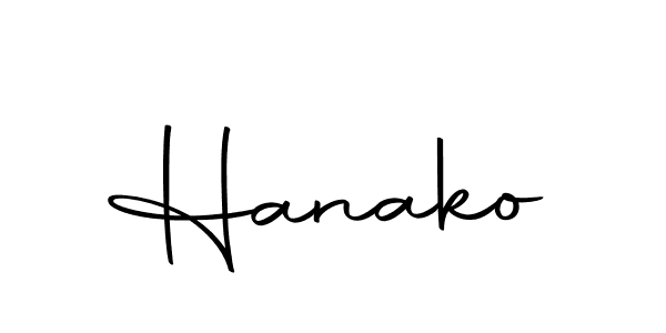 Design your own signature with our free online signature maker. With this signature software, you can create a handwritten (Autography-DOLnW) signature for name Hanako. Hanako signature style 10 images and pictures png
