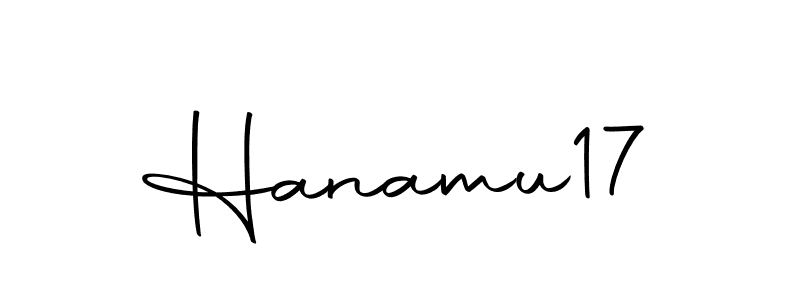 Also we have Hanamu17 name is the best signature style. Create professional handwritten signature collection using Autography-DOLnW autograph style. Hanamu17 signature style 10 images and pictures png