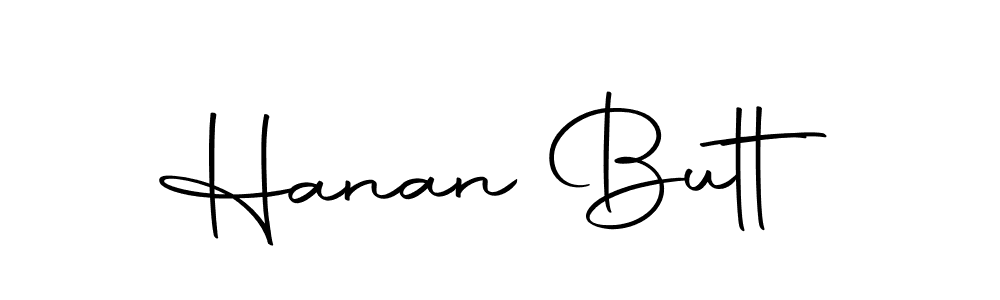 Hanan Butt stylish signature style. Best Handwritten Sign (Autography-DOLnW) for my name. Handwritten Signature Collection Ideas for my name Hanan Butt. Hanan Butt signature style 10 images and pictures png
