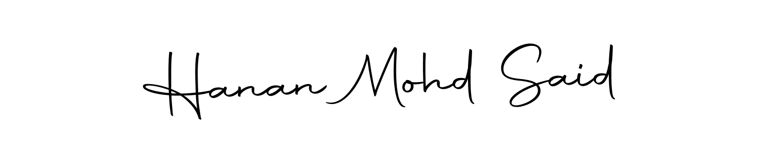Once you've used our free online signature maker to create your best signature Autography-DOLnW style, it's time to enjoy all of the benefits that Hanan Mohd Said name signing documents. Hanan Mohd Said signature style 10 images and pictures png