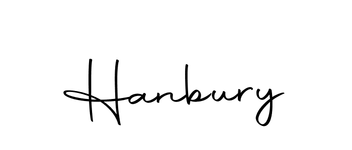Make a beautiful signature design for name Hanbury. With this signature (Autography-DOLnW) style, you can create a handwritten signature for free. Hanbury signature style 10 images and pictures png