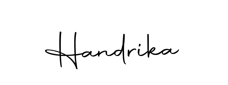 Create a beautiful signature design for name Handrika. With this signature (Autography-DOLnW) fonts, you can make a handwritten signature for free. Handrika signature style 10 images and pictures png