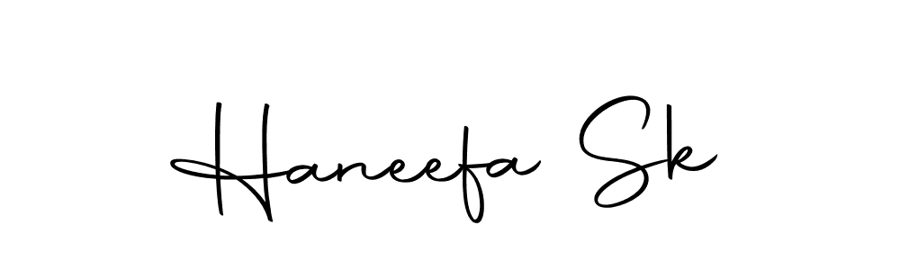 How to make Haneefa Sk name signature. Use Autography-DOLnW style for creating short signs online. This is the latest handwritten sign. Haneefa Sk signature style 10 images and pictures png