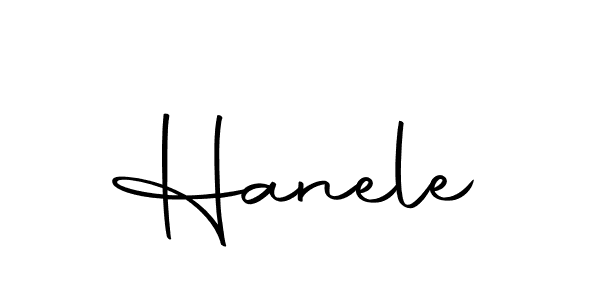 if you are searching for the best signature style for your name Hanele. so please give up your signature search. here we have designed multiple signature styles  using Autography-DOLnW. Hanele signature style 10 images and pictures png