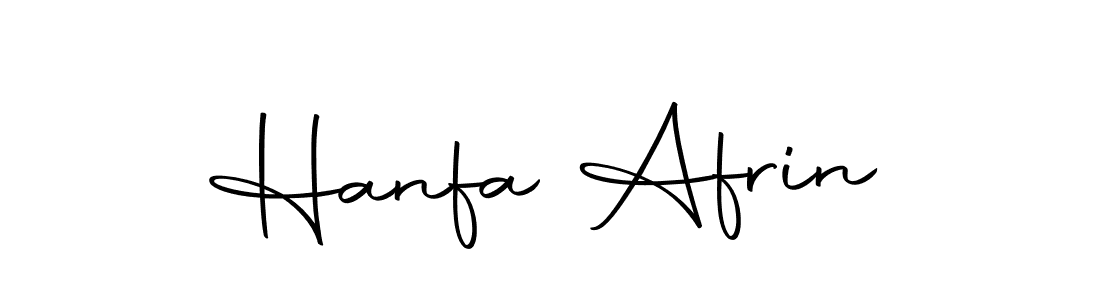 Use a signature maker to create a handwritten signature online. With this signature software, you can design (Autography-DOLnW) your own signature for name Hanfa Afrin. Hanfa Afrin signature style 10 images and pictures png