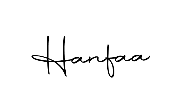 Create a beautiful signature design for name Hanfaa. With this signature (Autography-DOLnW) fonts, you can make a handwritten signature for free. Hanfaa signature style 10 images and pictures png