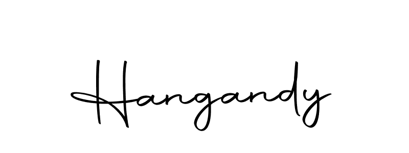 Make a beautiful signature design for name Hangandy. With this signature (Autography-DOLnW) style, you can create a handwritten signature for free. Hangandy signature style 10 images and pictures png