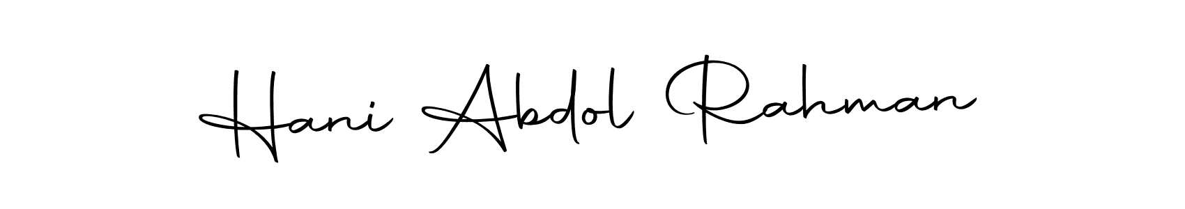 Here are the top 10 professional signature styles for the name Hani Abdol Rahman. These are the best autograph styles you can use for your name. Hani Abdol Rahman signature style 10 images and pictures png