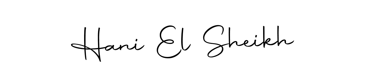 Make a beautiful signature design for name Hani El Sheikh. With this signature (Autography-DOLnW) style, you can create a handwritten signature for free. Hani El Sheikh signature style 10 images and pictures png