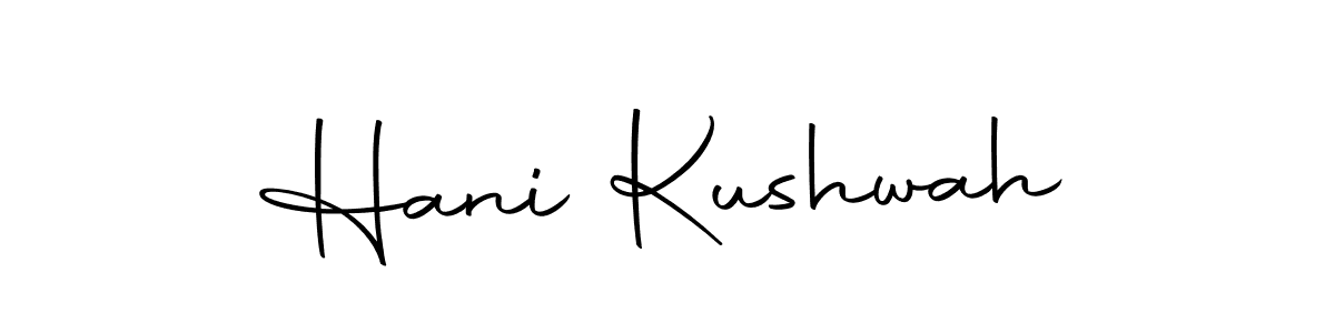 Here are the top 10 professional signature styles for the name Hani Kushwah. These are the best autograph styles you can use for your name. Hani Kushwah signature style 10 images and pictures png