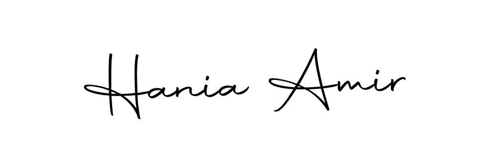 Autography-DOLnW is a professional signature style that is perfect for those who want to add a touch of class to their signature. It is also a great choice for those who want to make their signature more unique. Get Hania Amir name to fancy signature for free. Hania Amir signature style 10 images and pictures png