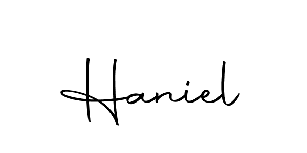 Also we have Haniel name is the best signature style. Create professional handwritten signature collection using Autography-DOLnW autograph style. Haniel signature style 10 images and pictures png