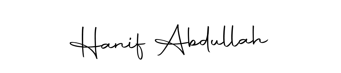 How to make Hanif Abdullah signature? Autography-DOLnW is a professional autograph style. Create handwritten signature for Hanif Abdullah name. Hanif Abdullah signature style 10 images and pictures png