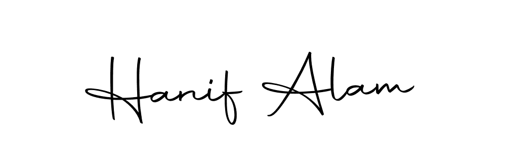 Also we have Hanif Alam name is the best signature style. Create professional handwritten signature collection using Autography-DOLnW autograph style. Hanif Alam signature style 10 images and pictures png