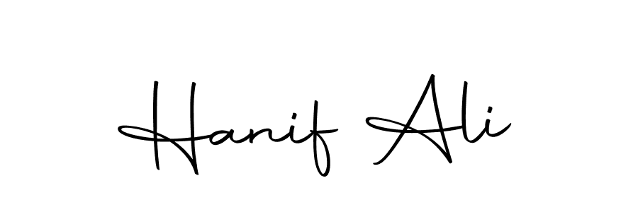 Also we have Hanif Ali name is the best signature style. Create professional handwritten signature collection using Autography-DOLnW autograph style. Hanif Ali signature style 10 images and pictures png