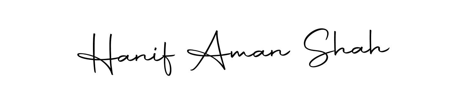 Autography-DOLnW is a professional signature style that is perfect for those who want to add a touch of class to their signature. It is also a great choice for those who want to make their signature more unique. Get Hanif Aman Shah name to fancy signature for free. Hanif Aman Shah signature style 10 images and pictures png