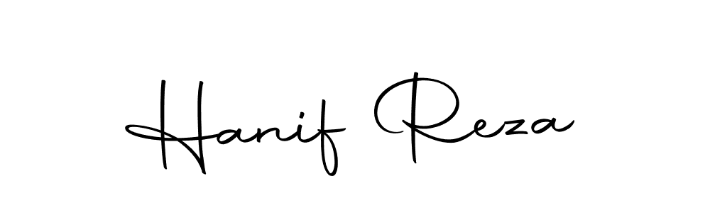 Use a signature maker to create a handwritten signature online. With this signature software, you can design (Autography-DOLnW) your own signature for name Hanif Reza. Hanif Reza signature style 10 images and pictures png