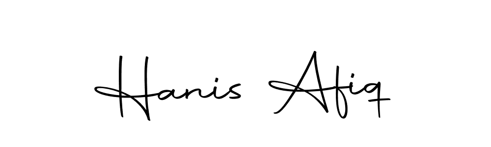 Similarly Autography-DOLnW is the best handwritten signature design. Signature creator online .You can use it as an online autograph creator for name Hanis Afiq. Hanis Afiq signature style 10 images and pictures png