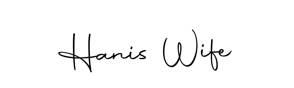 Make a beautiful signature design for name Hanis Wife. Use this online signature maker to create a handwritten signature for free. Hanis Wife signature style 10 images and pictures png