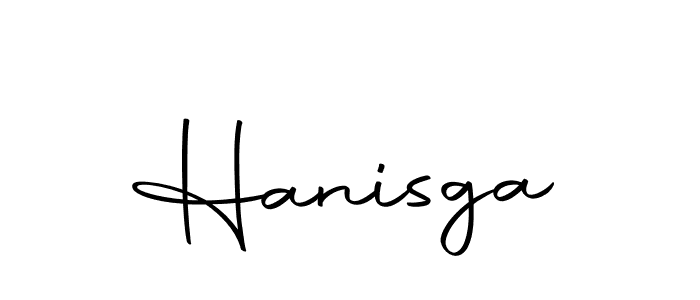 Make a beautiful signature design for name Hanisga. With this signature (Autography-DOLnW) style, you can create a handwritten signature for free. Hanisga signature style 10 images and pictures png