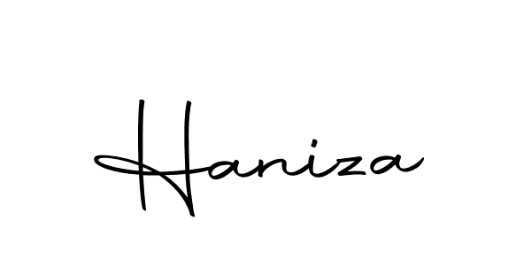 Make a beautiful signature design for name Haniza. Use this online signature maker to create a handwritten signature for free. Haniza signature style 10 images and pictures png