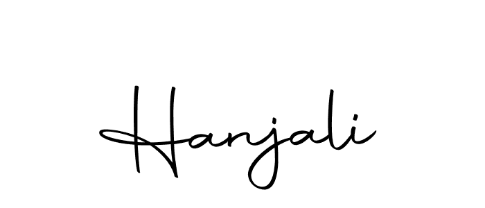 Create a beautiful signature design for name Hanjali. With this signature (Autography-DOLnW) fonts, you can make a handwritten signature for free. Hanjali signature style 10 images and pictures png