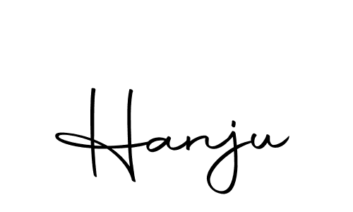 You should practise on your own different ways (Autography-DOLnW) to write your name (Hanju) in signature. don't let someone else do it for you. Hanju signature style 10 images and pictures png