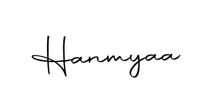 How to make Hanmyaa name signature. Use Autography-DOLnW style for creating short signs online. This is the latest handwritten sign. Hanmyaa signature style 10 images and pictures png