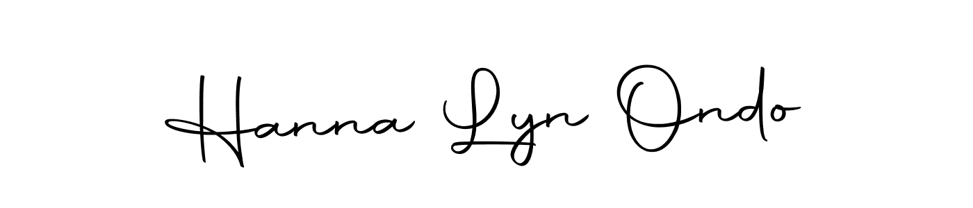 Design your own signature with our free online signature maker. With this signature software, you can create a handwritten (Autography-DOLnW) signature for name Hanna Lyn Ondo. Hanna Lyn Ondo signature style 10 images and pictures png