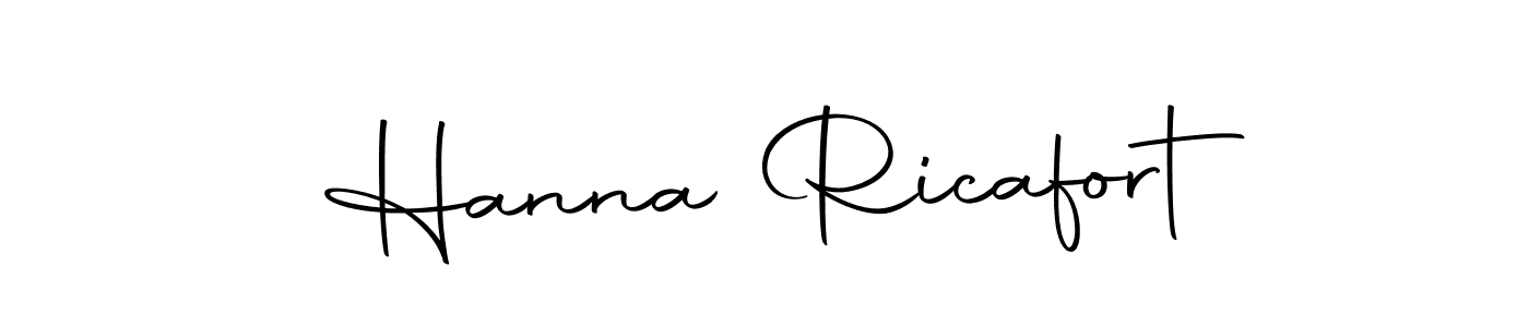 Design your own signature with our free online signature maker. With this signature software, you can create a handwritten (Autography-DOLnW) signature for name Hanna Ricafort. Hanna Ricafort signature style 10 images and pictures png