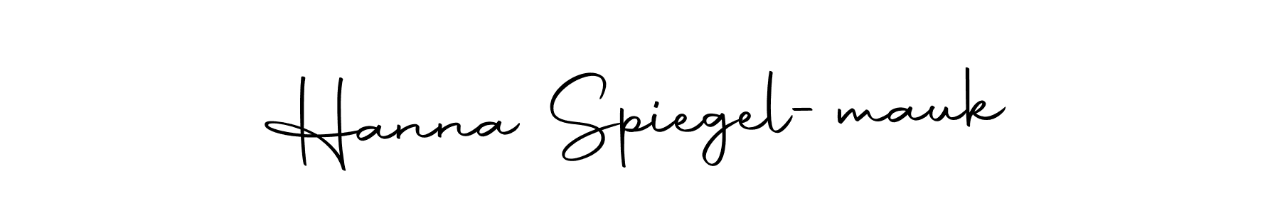 Use a signature maker to create a handwritten signature online. With this signature software, you can design (Autography-DOLnW) your own signature for name Hanna Spiegel-mauk. Hanna Spiegel-mauk signature style 10 images and pictures png