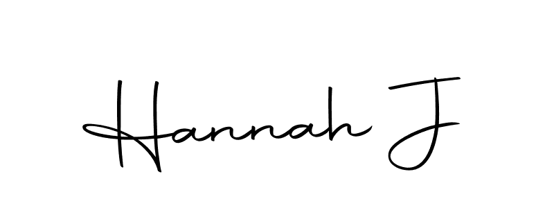 How to Draw Hannah J signature style? Autography-DOLnW is a latest design signature styles for name Hannah J. Hannah J signature style 10 images and pictures png