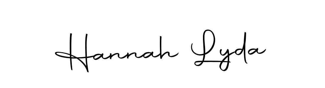 if you are searching for the best signature style for your name Hannah Lyda. so please give up your signature search. here we have designed multiple signature styles  using Autography-DOLnW. Hannah Lyda signature style 10 images and pictures png