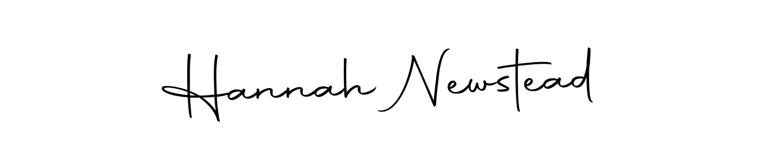 Make a beautiful signature design for name Hannah Newstead. With this signature (Autography-DOLnW) style, you can create a handwritten signature for free. Hannah Newstead signature style 10 images and pictures png